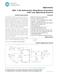 MAX16975BAEE/V+TCG Datenblatt Cover