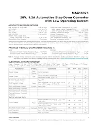 MAX16975BAEE/V+TCG數據表 頁面 2