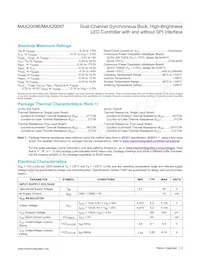 MAX20096ATJ/VY+T Datasheet Pagina 2