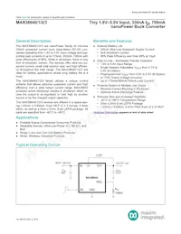 MAX38640AENT+ Datenblatt Cover