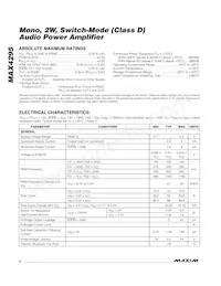 MAX4295ESE Datasheet Pagina 2