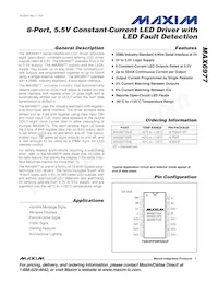 MAX6977AUE+T Datasheet Copertura