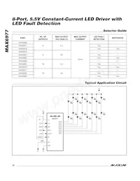 MAX6977AUE+T Datasheet Pagina 10