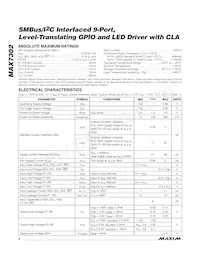 MAX7302ATE+T Datenblatt Seite 2