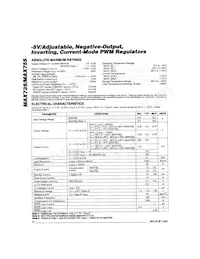 MAX735CSA+TGA5 Datasheet Pagina 2