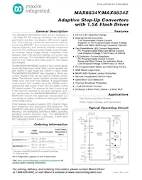 MAX8834ZEWP+T Datenblatt Cover