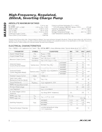 MAX889RESA-T Datasheet Pagina 2