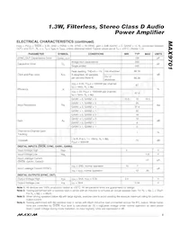 MAX9701ETG+T Datasheet Pagina 3