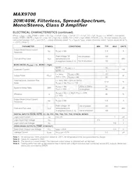 MAX9708ETN/V+TD Datasheet Pagina 4