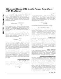 MAX9710EUE+T Datasheet Pagina 8