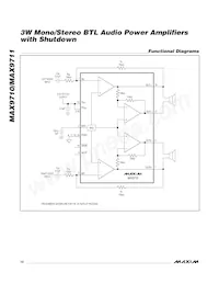 MAX9710EUE+T Datasheet Pagina 10