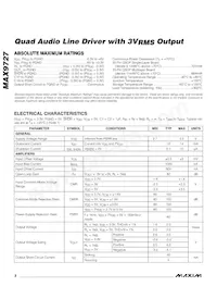 MAX9727EEP+T Datasheet Page 2