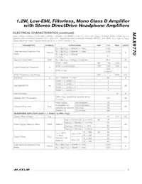 MAX9770EUI+T Datasheet Page 3