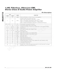 MAX9773EBP+TG45 Datasheet Page 8