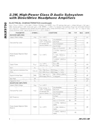 MAX9796EBX+TG45 Datasheet Page 4