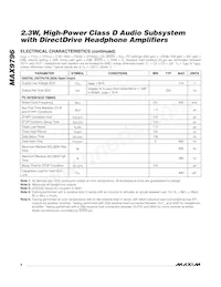 MAX9796EBX+TG45 Datasheet Page 6