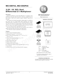 MC10EP56MNTXG Datenblatt Cover