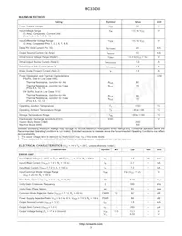 MC33030DWR2G Datenblatt Seite 3