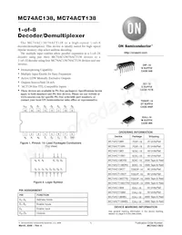 MC74ACT138DTR2 Datenblatt Cover