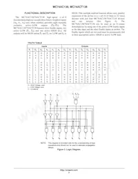 MC74ACT138DTR2 Datasheet Pagina 2