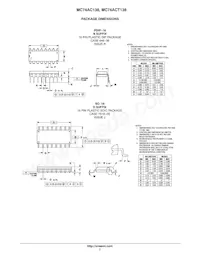 MC74ACT138DTR2 Datasheet Page 7