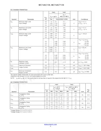 MC74ACT139DR2G Datenblatt Seite 4