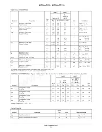 MC74ACT139MELG Datasheet Page 5