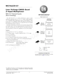 MC74LCX157DTR2 Datasheet Copertura