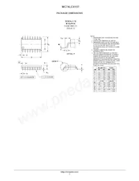 MC74LCX157DTR2 Datasheet Pagina 7