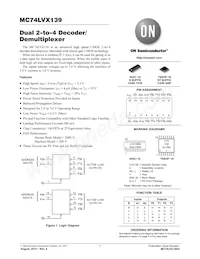 MC74LVX139DTR2G Datasheet Cover