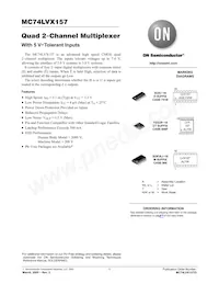 MC74LVX157MG Datenblatt Cover