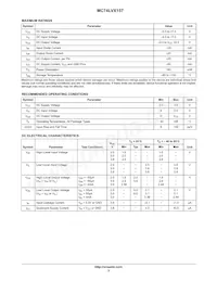 MC74LVX157MG Datenblatt Seite 3