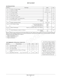 MC74LVX257DTG Datasheet Page 3