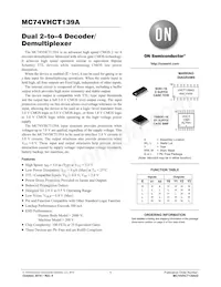 MC74VHCT139ADTG Datasheet Copertura