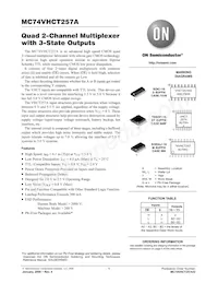 MC74VHCT257AMG Datenblatt Cover