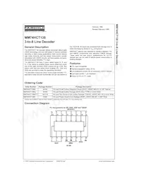 MM74HCT138SJX Datasheet Pagina 2