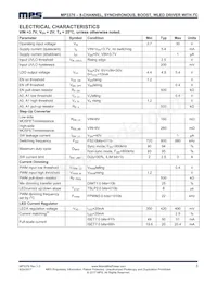 MP3376GR-XXXX-P Datasheet Pagina 5