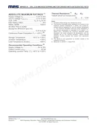 MP6501AGF Datasheet Pagina 3