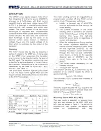 MP6501AGF Datasheet Pagina 11