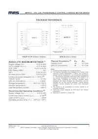 MP6515GF Datasheet Pagina 3