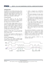 MP6515GF Datasheet Pagina 10