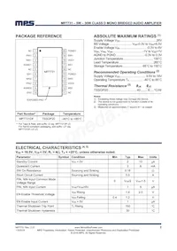 MP7731DF-LF Datasheet Page 2