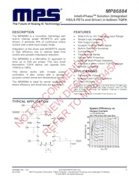 MP86884DQKT-LF-P Datasheet Copertura