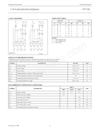 N74F139D Datasheet Pagina 3