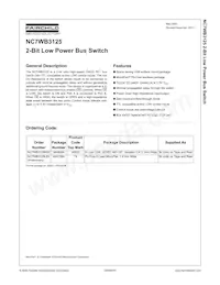 NC7WB3125K8X Datasheet Pagina 2