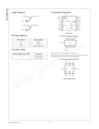 NC7WB3125K8X數據表 頁面 3