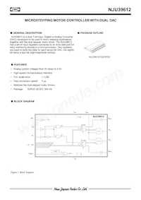 NJU39612E2-TE2 Datenblatt Cover