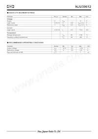 NJU39612E2-TE2 Datenblatt Seite 5