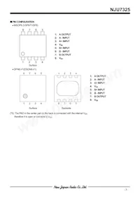 NJU7325R-TE1# Datasheet Pagina 3