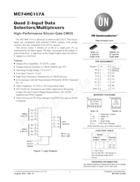 NLV74HC157ADTR2G Datenblatt Cover